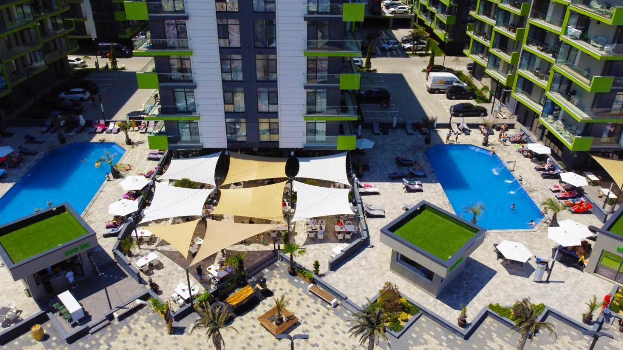 Cristalex Aparthotel & Spa Mamaia Nord Năvodari Buitenkant foto